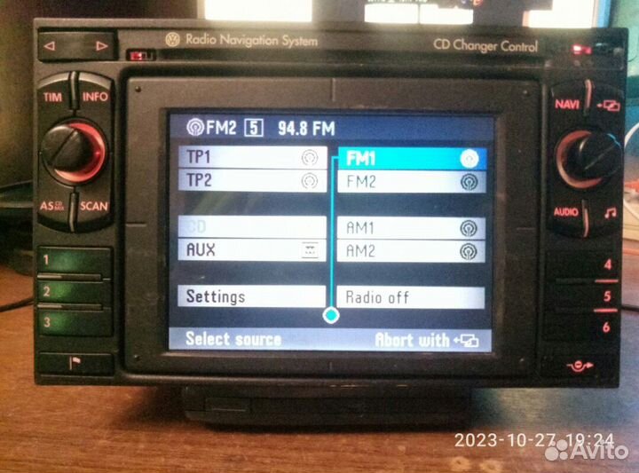 RNS MFD Golf 4