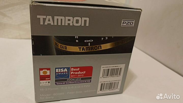 Объектив Tamron 18-270 for Sony