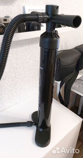 Двухходовой насос с манометром для Sup доски