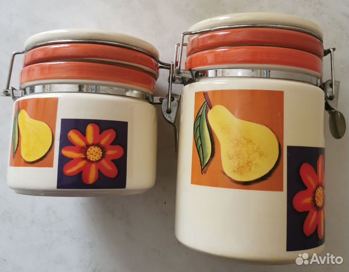 Банки для сыпучих продуктов керамика