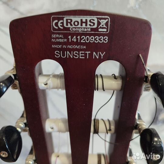 Акустическая гитара cort sunset NY BK