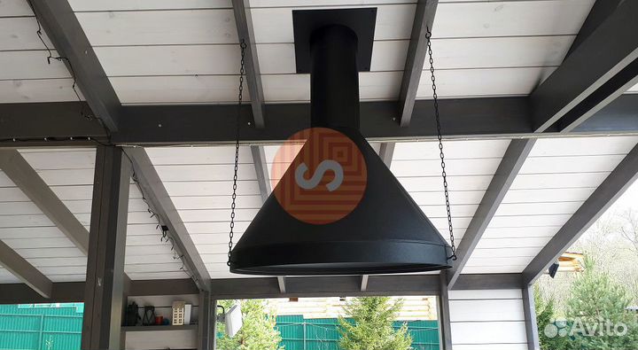 Зонт вытяжной/Островной зонт /Зонт пристенный