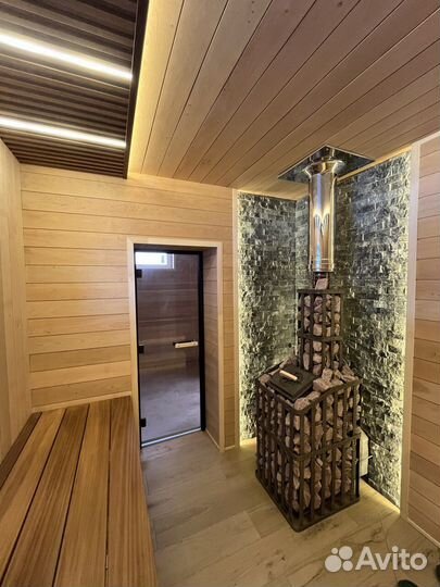 Плитка из змеевика для бани