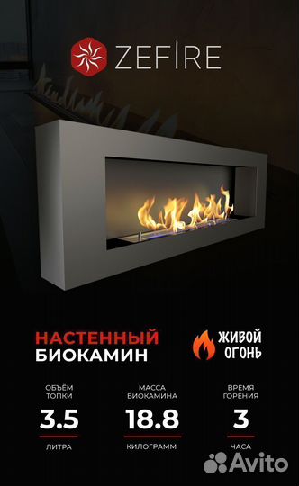 Биокамин настенный