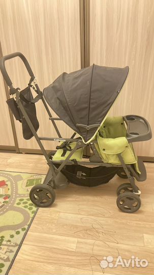 Коляска joovy caboose для погодок/двойни