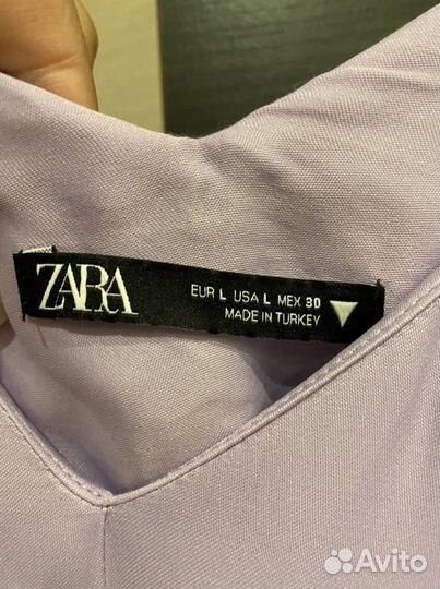 Платье и шлепки zara