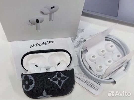 Наушники airpods pro 2 + чехол в подарок