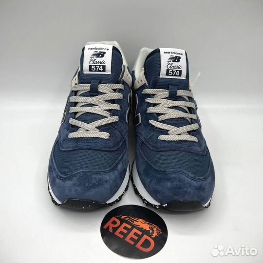 New Balance 574 'Navy White'