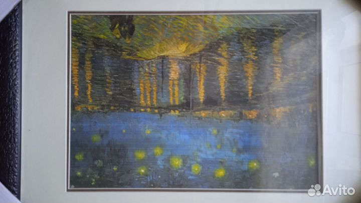 Две новых картины, в кожаных рамках