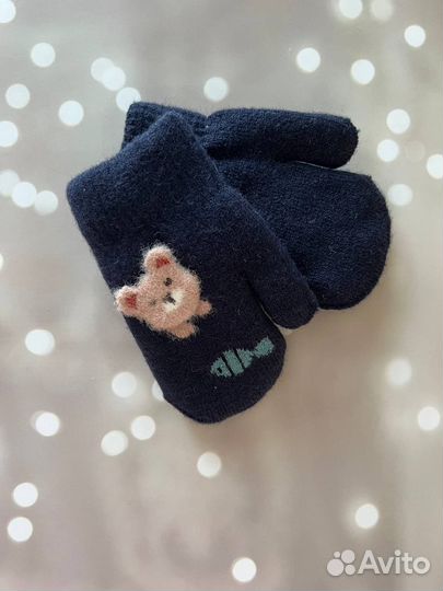 Варежки детские 1,5-3 года (для мальчика /девочки)