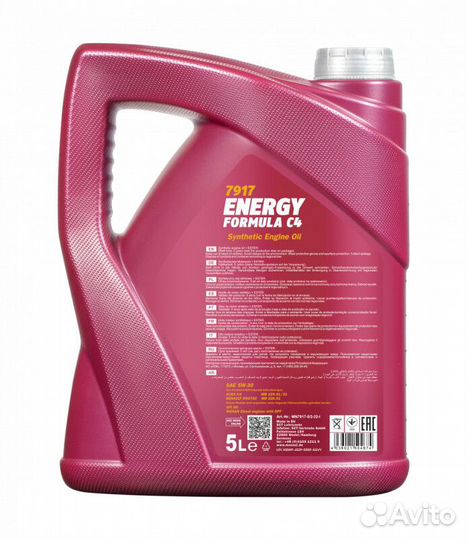 Моторное масло Mannol 7917 Energy Formula 5W-30 си