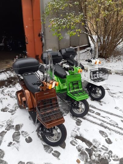 Honda gyro x-3 pgm-катаем в зиму