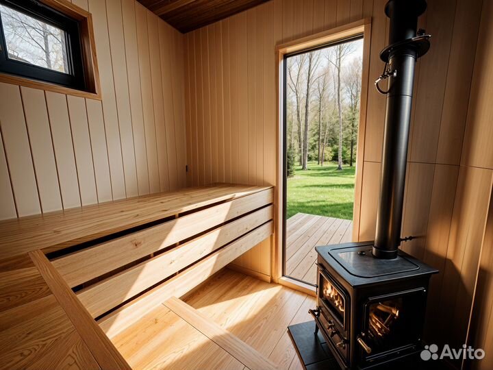 Каркасная модульная баня под ключ