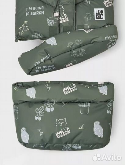 Зимний конверт в коляску leokid