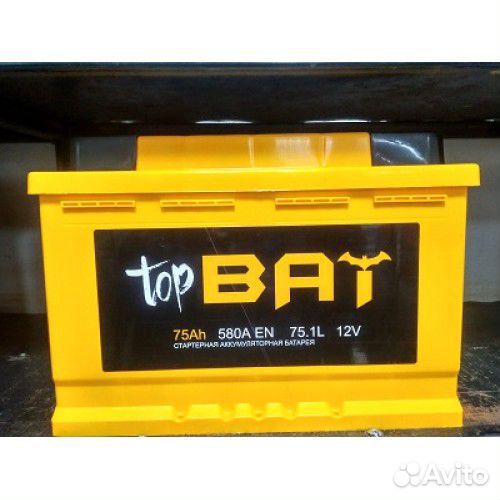 Акб TopBat 75 Ач на Газель, Иномарки