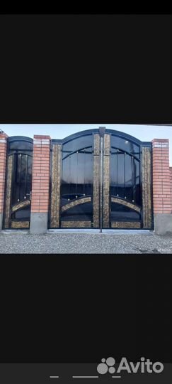 Ворота кованые