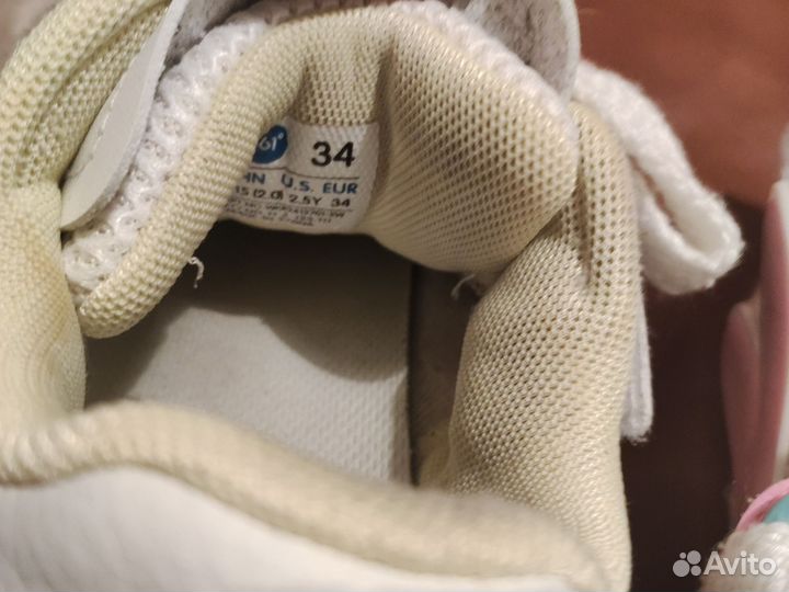 Кроссовки для девочки 34 размер
