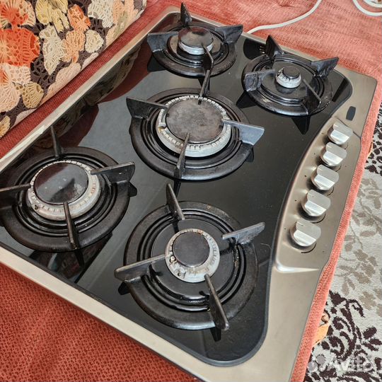 Газовая варочная панель 5 конфорок бу Kaiser