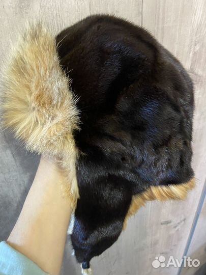 Шапка норковая женская бу