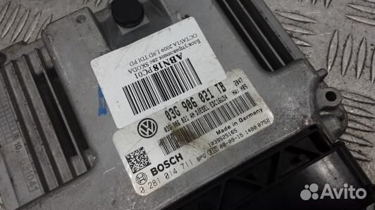 Блок управления двс skoda octavia A5 (ABN18PC01)