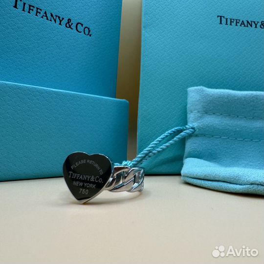 Tiffany кольцо с сердцем