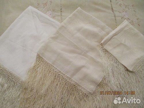 Платки, винтаж, натуральный шелк, СССР