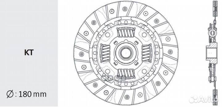 Диск сцепления valeo GM73 sens. Chance GM73 Valeo