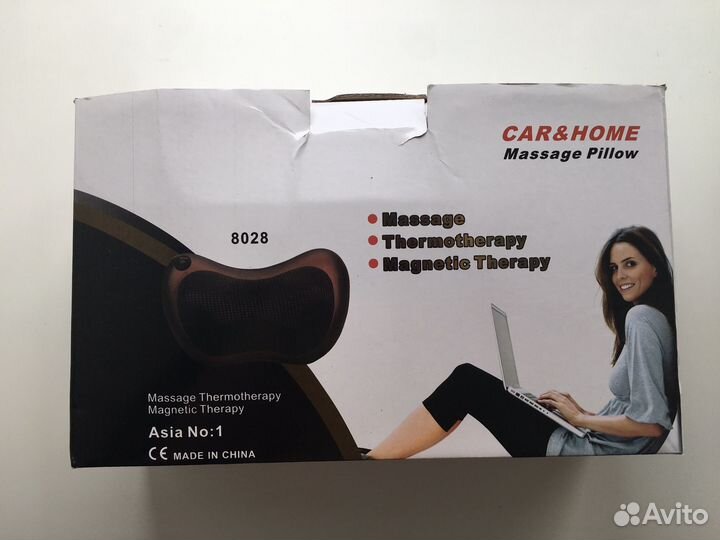 Массажная подушка car&home 8028