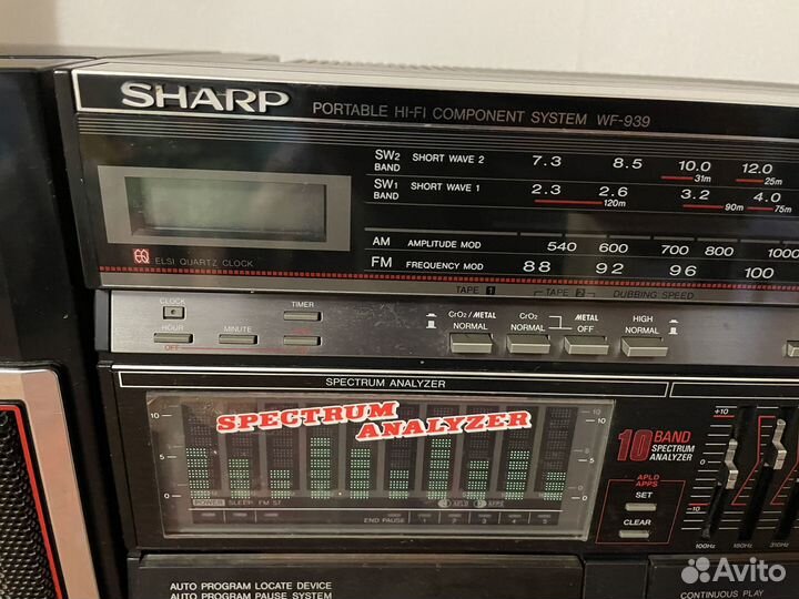 Магнитола sharp wf 939