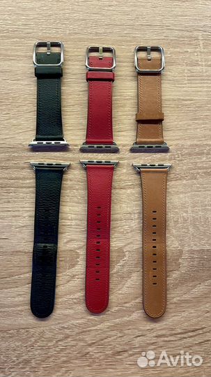 Ремешок apple watch 44 оригинал кожа