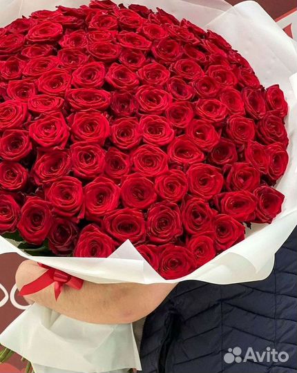 Высокие розы Доставка цветов