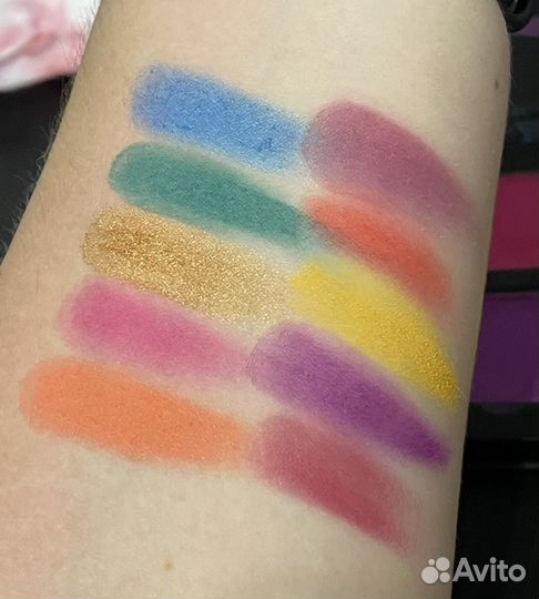 NYX professional makeup off tropic Палетка теней