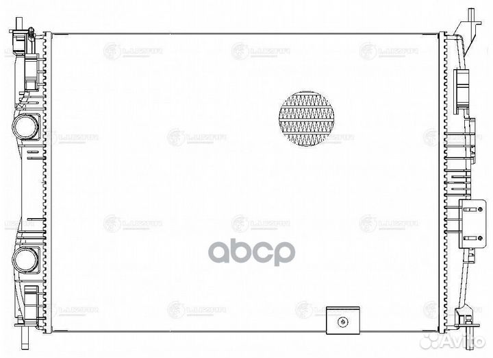 Радиатор охлаждения двигателя nissan qashqai 06