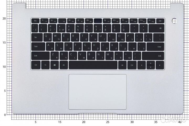 Клавиатура для Huawei MateBook D 15 Silver TopCa