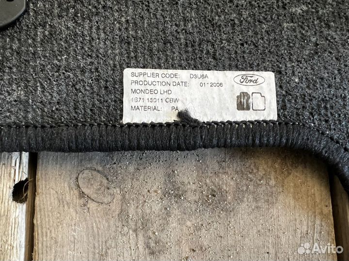 Коврики ford mondeo