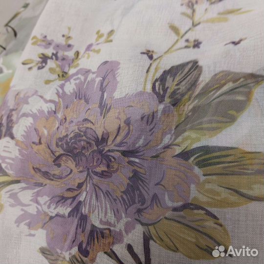Готовый тюль лён батист