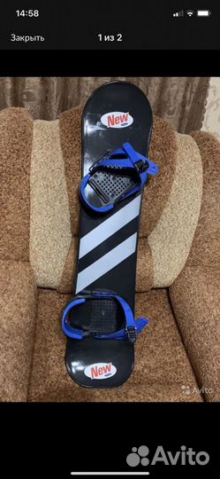 Сноуборд, коньки Larsen