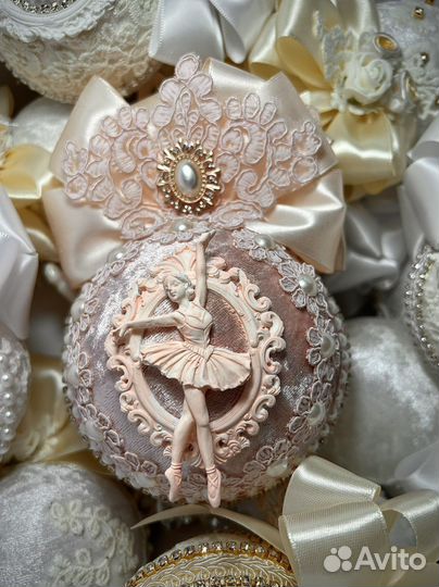 Новогодние шары ручной работы