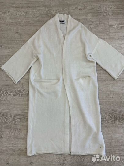 Дизайнерский вязаный кардиган, оверсайз