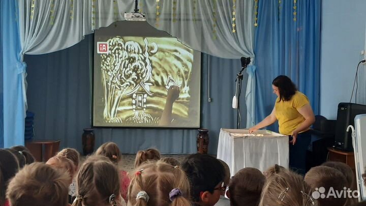 Мыльное и песочное шоу