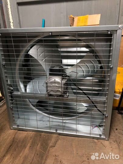 Вентилятор осевой с жалюзи