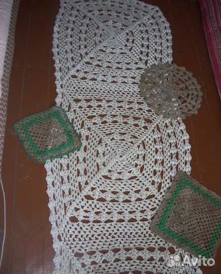 Ажурные салфетки на кресла, столы, стулья