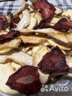 Пастила домашняя и фруктовые чипсы