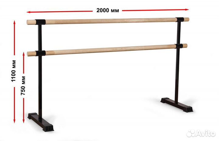 V 2.0 Сосна - хореографический мобильный станок 2м
