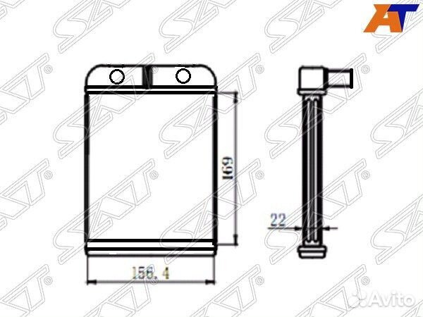 Радиатор отопителя салона KIA spectra/sephia/shuma