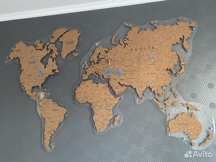 Карта мира на стену