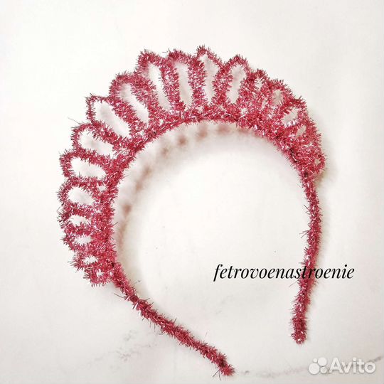 Ободок на Новый год 