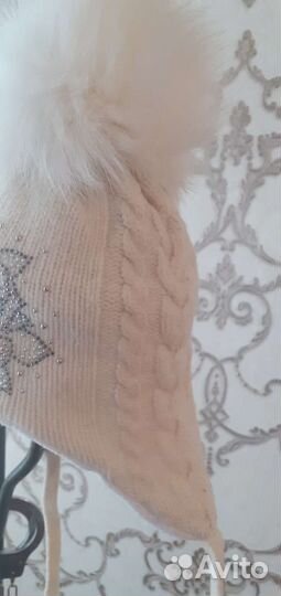 Шапка для девочки 46-48