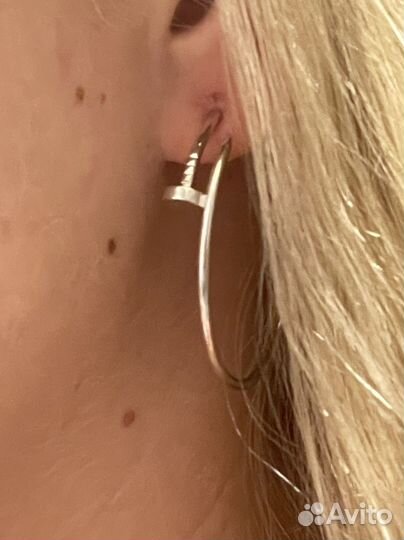 Золотые серьги Juste un Clou