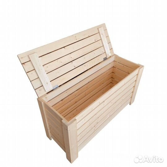 Ящик для хранения откидной из хвои (103х57х38см)